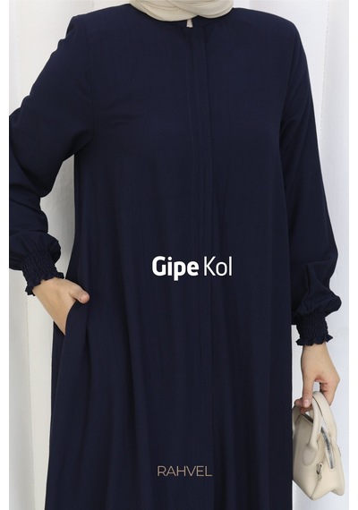 Rahvel Umre Takımı Viskon Kumaş Tunik Pantolon Bir Arada Terletmez İç Göstermez Lacivert Rahvel Umre Takımı Viskon Kumaş Tunik Pantolon Bir Arada Terletmez İç Göstermez Lacivert