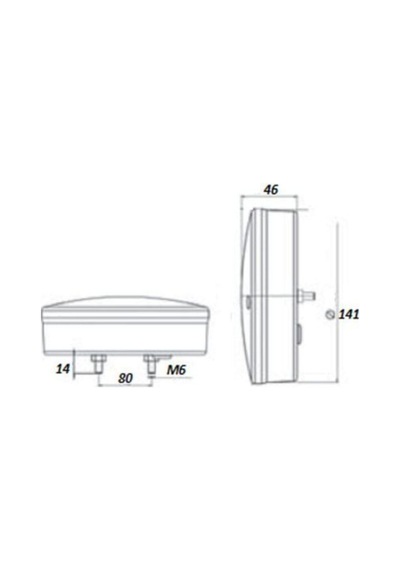 Ahmet Otomotiv Hamburger Stop Lambası 3 Fonksiyonlu 24volt