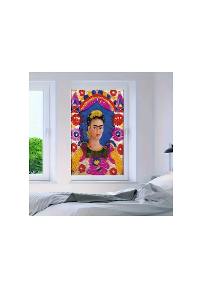 Cam Vitray Folyo, Kendinden Yapışkanlı, Desenli Buzlu Cam Folyo 61x100 Cm