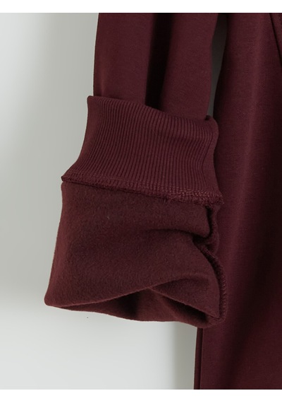 Lcw Vision Bordo Polo Yaka Erkek Kalın Sweatshirt