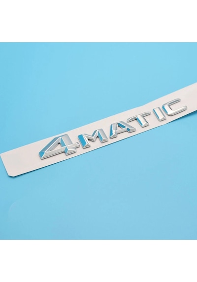 4matic Yeni Nesil Krom Bagaj Yazısı Üçgen Tip Arması Logosu 3m 3d Abs Mercedes Gl