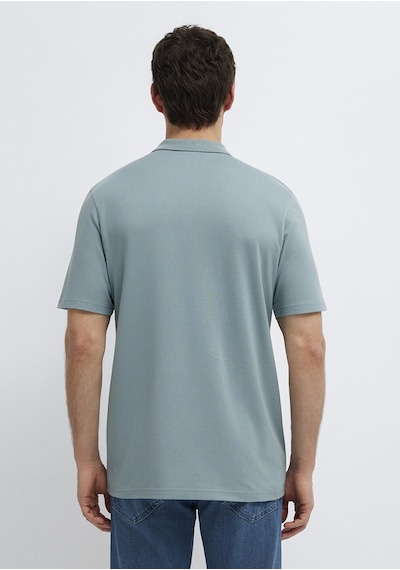 Mavi - Gri Polo Tişört 0611837-70118