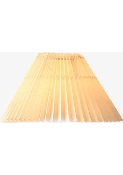 Modern Tasarım Umbrella Şapka Abajur Lambader Şapkası Krem 35 Cm Çap Evine Yenilik Kat Krem