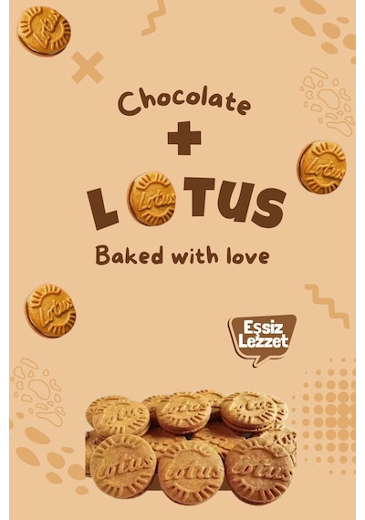 Biscoff Çikolata Kremalı Sandviç Bisküvi 150 Gr X 3 Adet