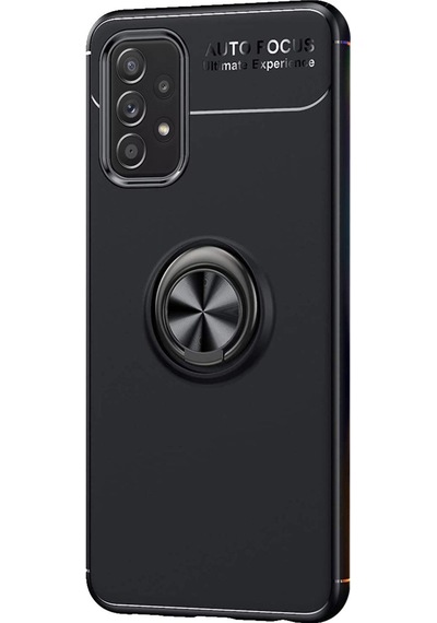 Microsonic Samsung Uyumlu Galaxy A52 Kılıf Kickstand Ring Holder