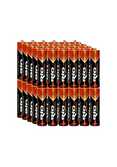 Rio 60lı Aaa R03 İnce Kalem Pil Kumanda Pili Çinko Karbon Pil Zn-c 1.5v