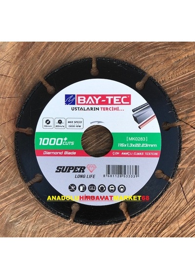 Baytec 115 MM Granit Kesici Metal Döküm Pvc Cam Ahşap Keser