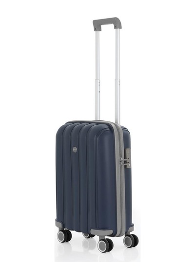 Mçs 3lü Set Kırılmaz Silikon Seyahat Valizi Bavulu V305 Laci/gri Lacivert - Gri