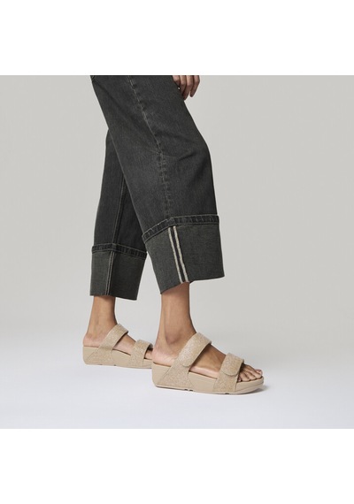 Roncato A94 Latte Beige Terlik Kadın Diğer Fz9-054 /a94 Fitflop Lulu Adjustable Shimmerlux Slides Bej