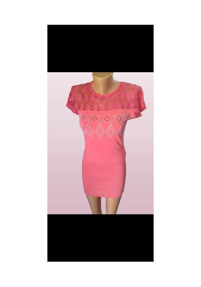Sweetbeauty Dantelli Mini Elbise Somon Somon