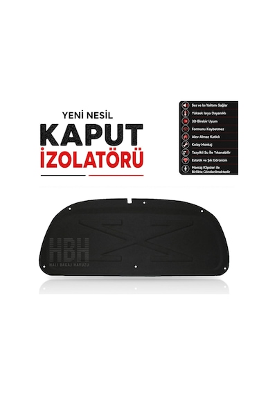 Toyota Corolla Sedan Kaput İzolatörü 2019 -2020 Ekim Arası + Klips Takımı
