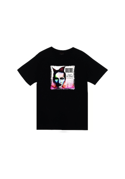 Marilyn Manson Baskılı T-Shirt