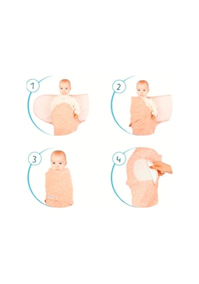 Sevi Bebe Interlok Bebe Kundak - Bahar Çiçek Pembe