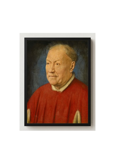 Rönesans Van Eyck Kardinal Albergati Portresi Çerçevesiz Poster 21x30 Cm A4 Tablo Rönesans
