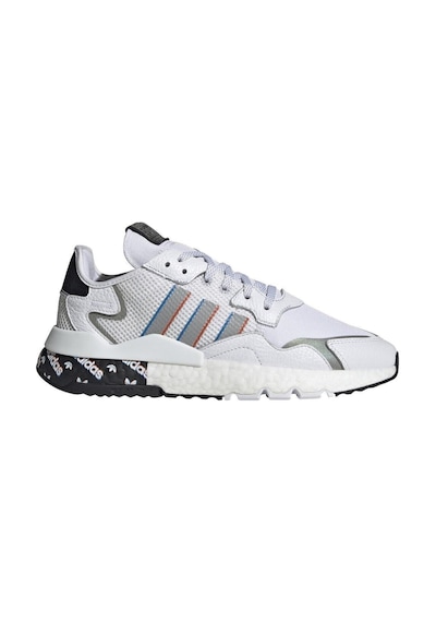 Adidas Nite Jogger Erkek Spor Ayakkabı Beyaz Mavi Erkek Beyaz