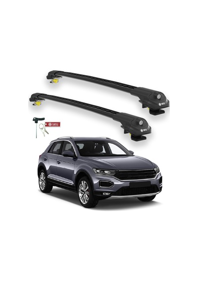 Turtle Volkswagen T-roc 2017-2025 Ara Atkı Air1 Siyah