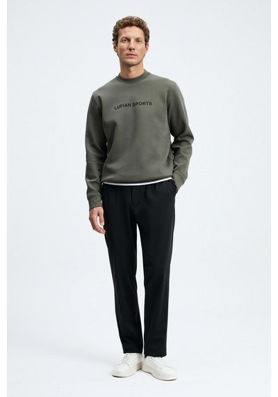 Lufian Rowan Erkek Sweatshirt Yeşil Yeşil 112030195100600