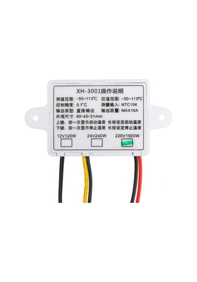 Xh-w3001 220v Ac Dijital Termostat - 220vac - 1500w