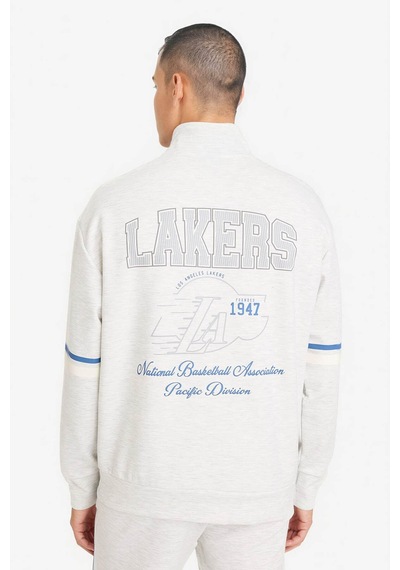Defacto Nba Los Angeles Lakers Relax Fit Sweatshirt F6972ax26spgr421 Gri-gr421