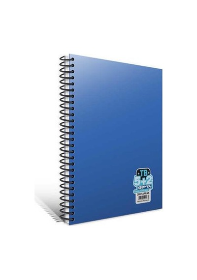 Gıpta Tb Spiralli Seperatörlü Plastik Kapak Defter A4 280 Yaprak 5+2