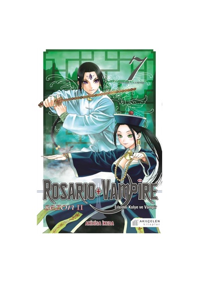 Rosario and Vampire Sezon 2 - Cilt 7 Tılsımlı Kolye ve Vampir - Akihisa İkeda - Akılçelen Kitaplar