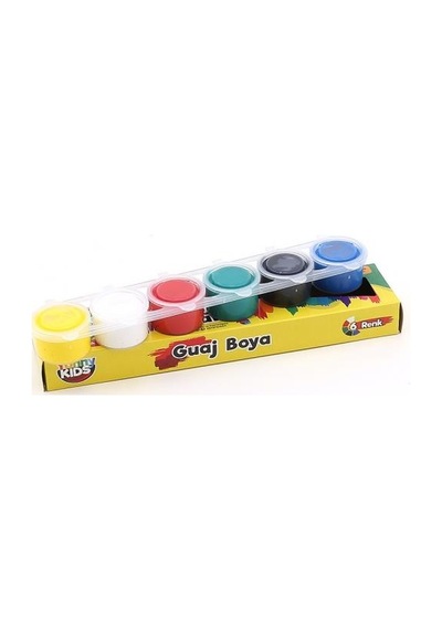 Funny Kıds Guaj Boya 25 ML 6 Lı Set Çok Renkli