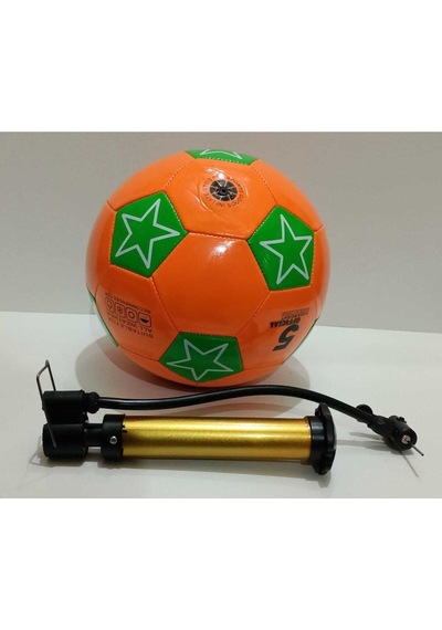 Janva Futbol Topu ve Şişirme Pompası Beyaz