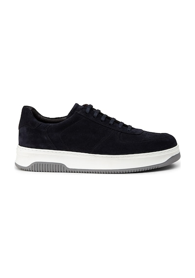 Deery Hakiki Süet Lacivert Erkek Sneaker Ayakkabı - 01965Mlcve03 Lacivert