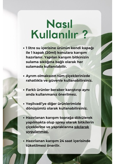 Üstün Besleyici Organik Sıvı Solucan Gübresi 500 Ml 1 kg