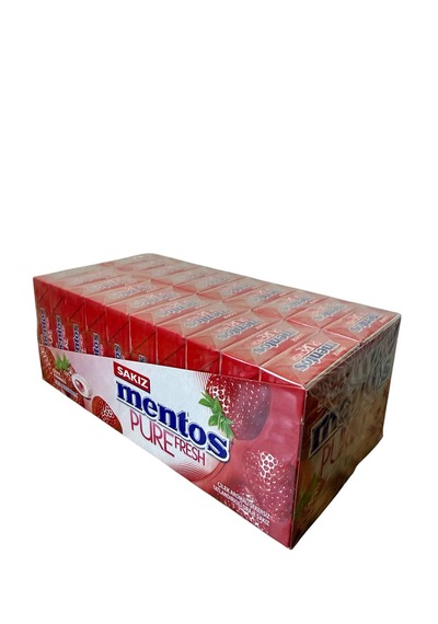 Pure Fresh Çilekli Draje Sakız 22 Gr 20 Adetli