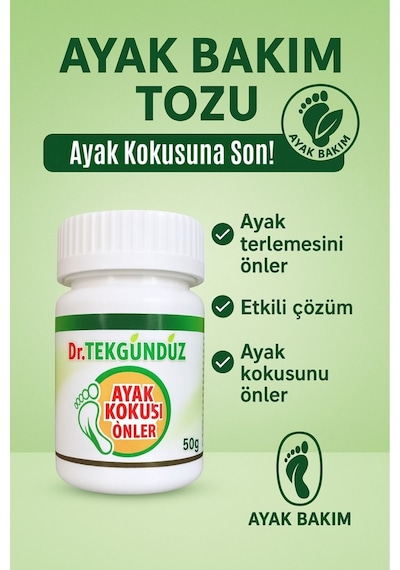 Ayak Bakım Tozu 50 G Ferahlatıcı Etkili - Kokuya Karşı Bakım