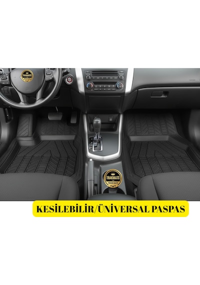 Citroen C4 2011-2012-2013-2014-2015-2016-2017-2018 Havuzlu Kesilebilir Oto Paspas Seti Tuna,su Geçirmez,çok Yumuşak Ve Esnek,yeni Üretim, Araba Paspası,siyah
