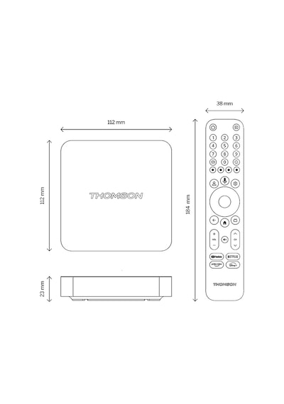 Thomson Streaming Box 240 Google Tv Box