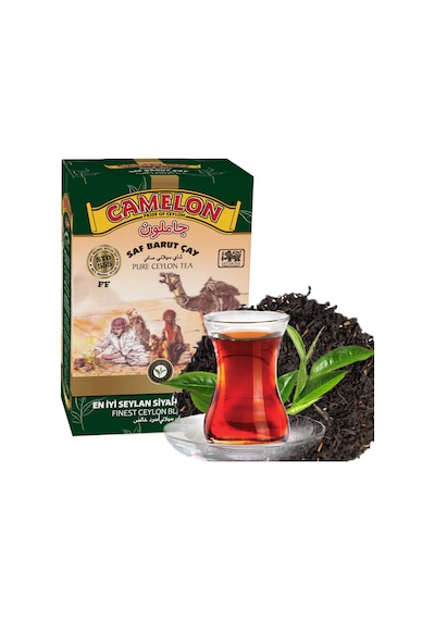 Camelon Saf Barut Siyah Dökme Çay 900 G