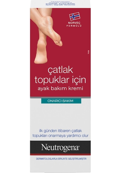 Neutrogena Çatlak Topuklar için Onarıcı Ayak Bakım Kremi 50 ML