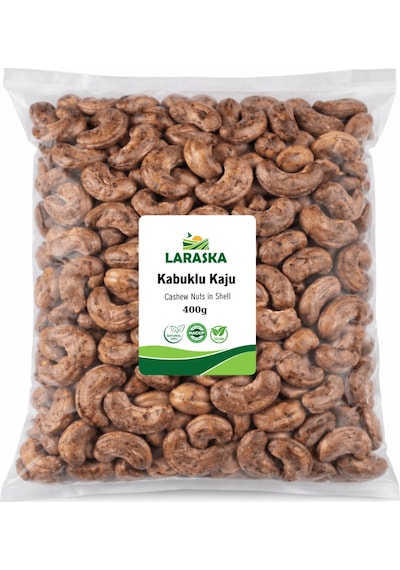 Kabuklu Zarlı Kaju 400g Taze Jumbo Cashew Nuts İn Shell 400 G