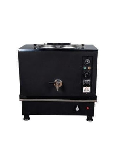 Anka Pro Kompakt Full Otomatik Çay Makinası 2 Demlikli 20 Litre Siyah Elektrikli Doğalgazlı
