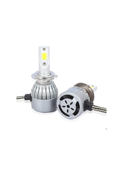 H4 Beyaz Led Xenon (10800Lm) Zenon Şimşek Etkili Far Ampülü Ücret