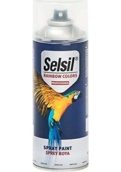 Selsil Sprey Boya Gri Alüminyum 400 Ml. Alüminyum Gri