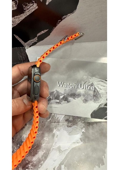 Mega Aksesuar New Gs Ultra 8 Akıllı   Saat Vidalı Kasa 49M