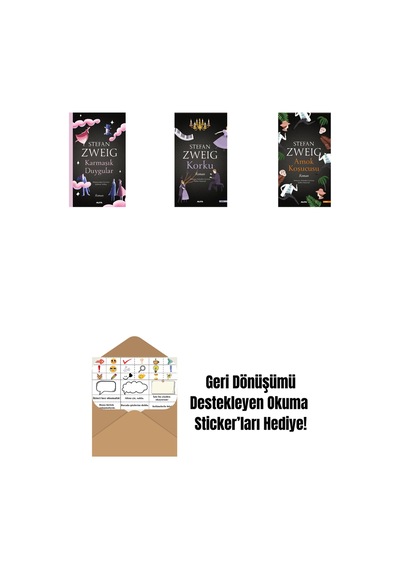 Karmaşık Duygular + Korku + Amok Koşucusu + Okuma Sticker'ları
