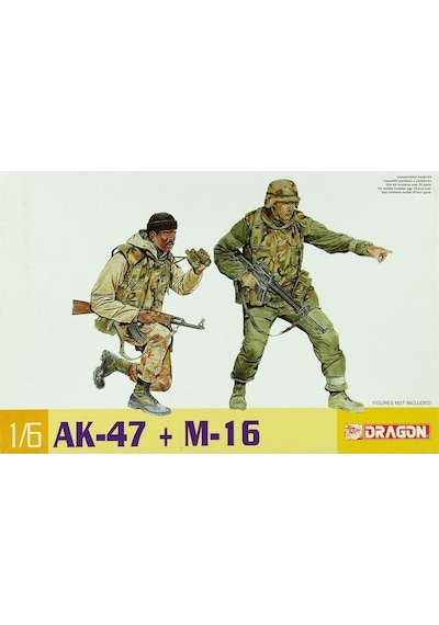 Dragon 75035 1/6 Ölçek, Ak-47 Ve M16 Silahları Plastik Model Kiti-48697