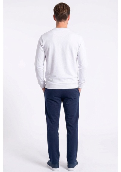 Pierre Cardin 6160 Erkek Uzun Kollu Eşofman Takımı-beyaz