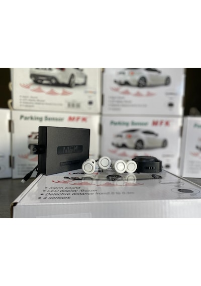 Mfk Universal Park Sensörü Sesli Beyaz 18 Mm