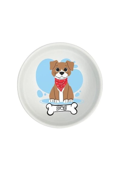 Natura Seramik Mama Kabı Dog Bone 400 ML 15 CM