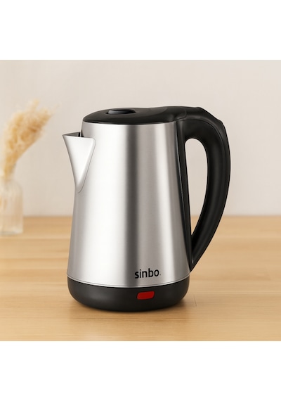 Çelik Kablosuz Su Isıtıcı Kettle 1.8l 360 Döner, Otomatik Kapanma