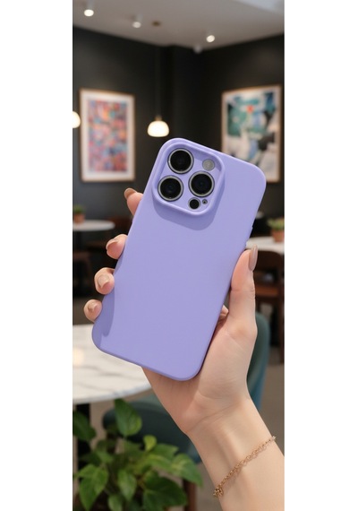 Apple İphone 14 Pro Max Uyumlu İçi Kadife Kamera Korumalı Renkli Silikon Kılıf