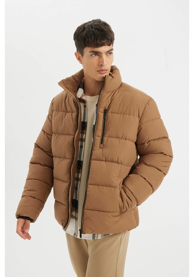Defacto Su İtici Rüzgar Geçirmez Şişme Mont Slim Fit Dar Kesim Dik Yaka Fermuarlı Cepli D1415ax24wnbn106 Kahve Defacto Su İtici Rüzgar Geçirmez Şişme Mont Slim Fit Dar Kesim Dik Yaka Fermuarlı Cepli D1415ax24wnbn106 Kahve