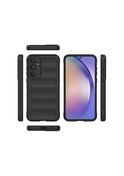 Galaxy Uyumlu A35 Kılıf Esnek Tpu Oyuklu Arka Yüzey Tasarımlı Zore Etnik Silikon Kapak