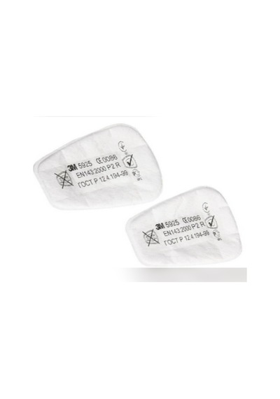 3m 5925 P2 Toz Ve Sis Filtre Pedi - 1 Çift 2 Adet